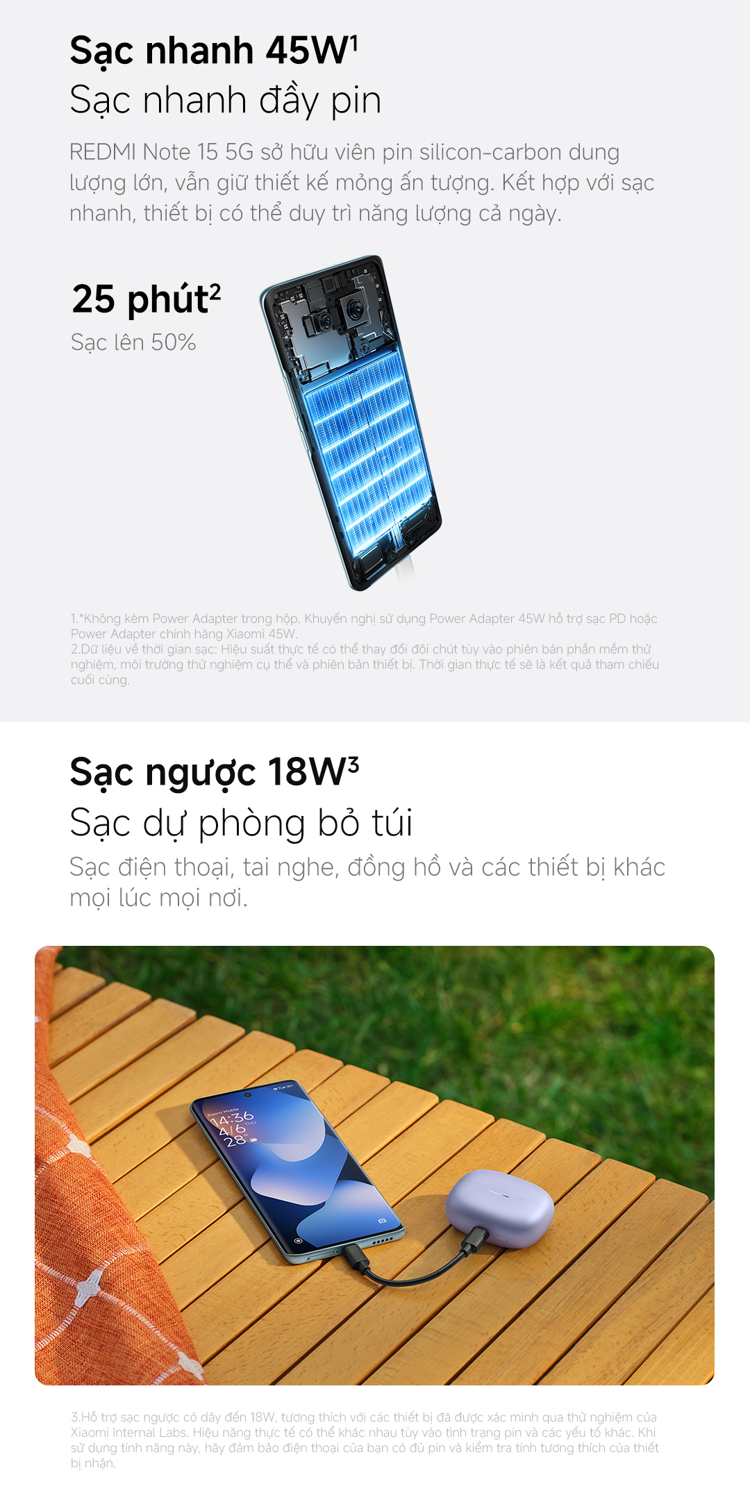 Điện thoại thông minh Xiaomi Redmi Note 15 5G (6+128GB|8+256GB)|Pin 5520mAh với thiết kế mỏng nhẹ – ảnh mô tả chi tiết 4