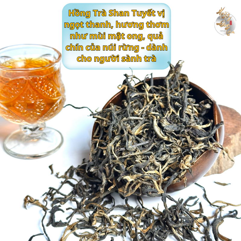 Hồng Trà Shan Tuyết Cổ Thụ Thượng Hạng [ HOÀNG ĐAN TEA ] Hộp Gỗ Quà ...