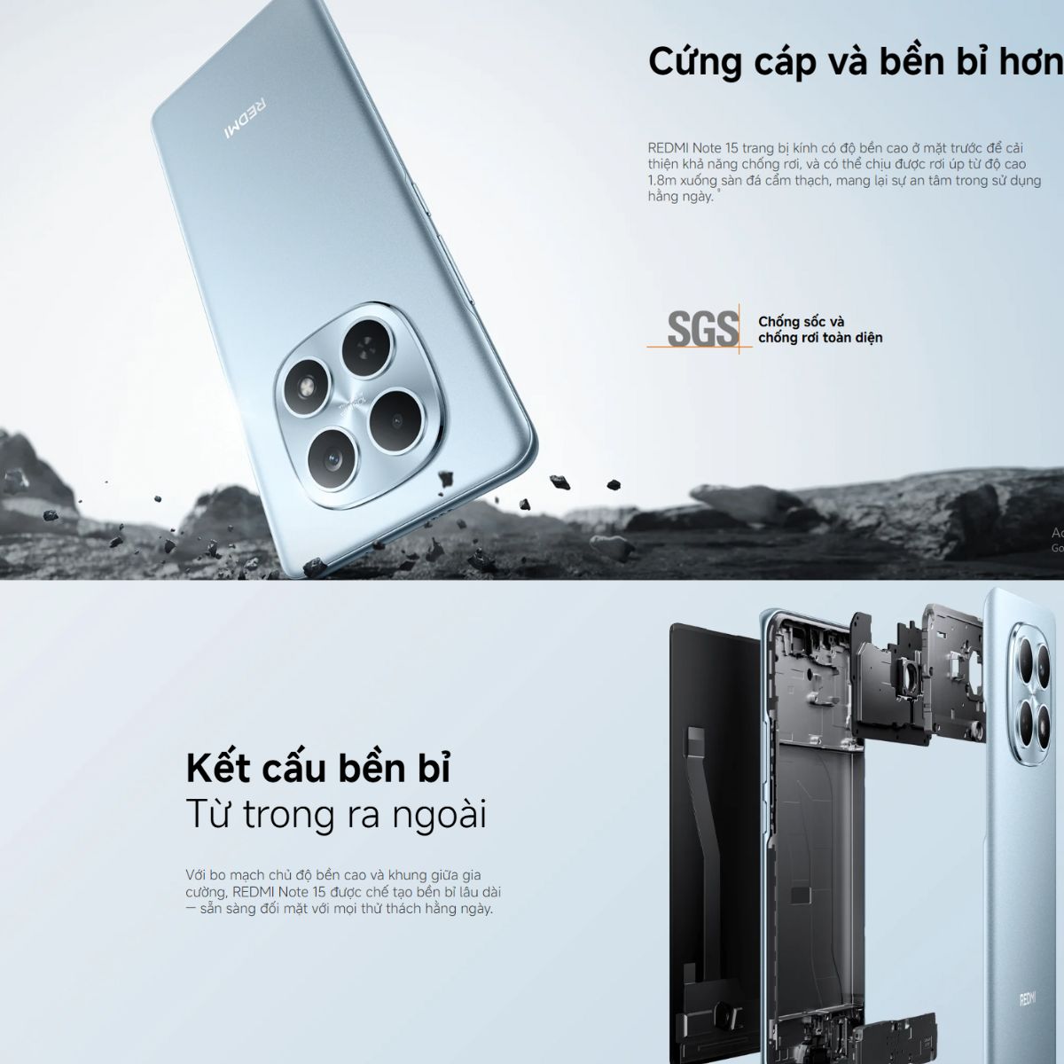 Điện thoại Xiaomi Redmi Note 15 4G bản Quốc Tế có tiếng Việt - Bảo Hành 18 Tháng Chính Hãng – ảnh mô tả chi tiết 2