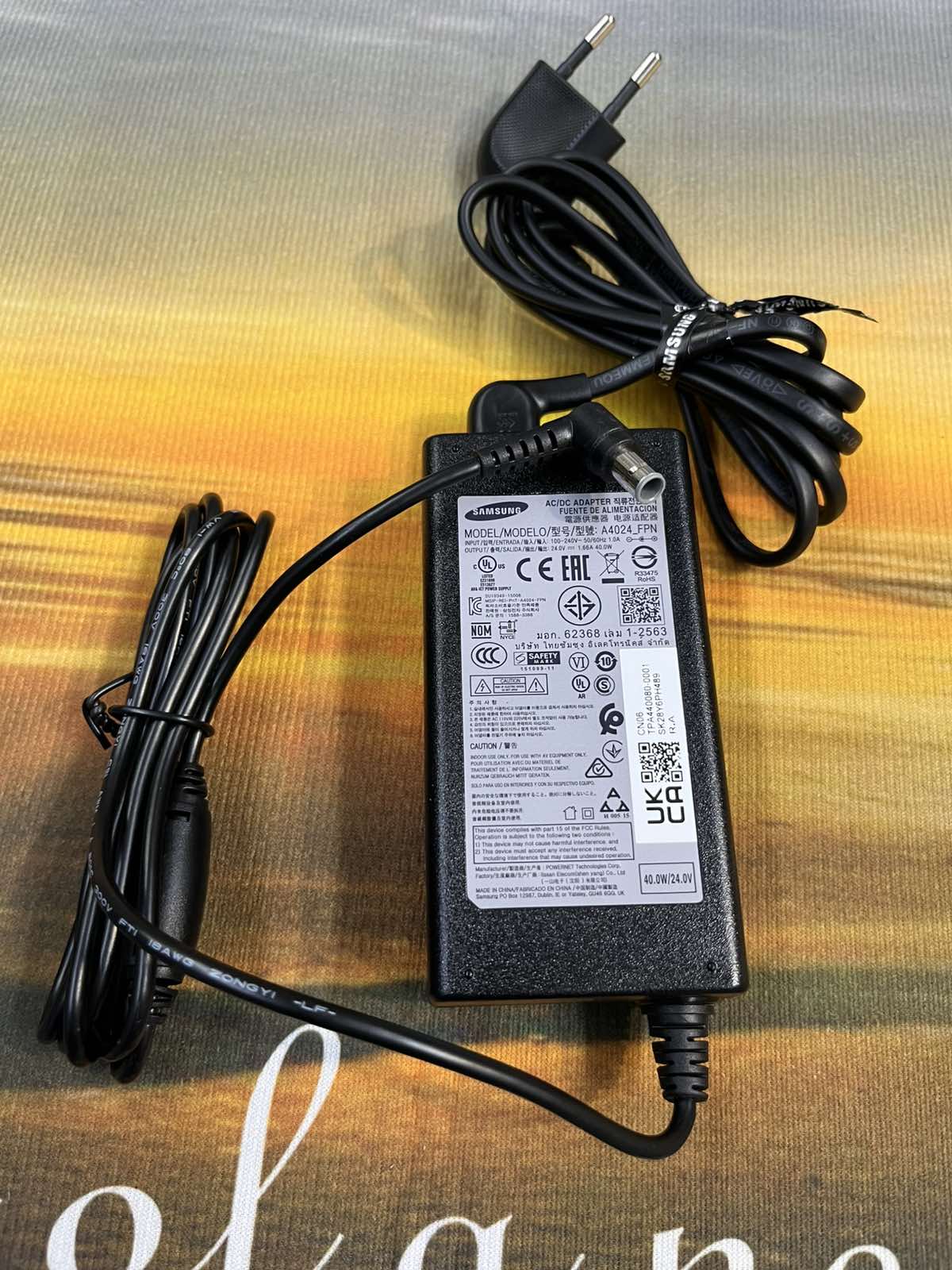 Adapter Nguồn Loa SamSung 24V 1.66A A4024 40W chính hãng, có dây nguồn ...
