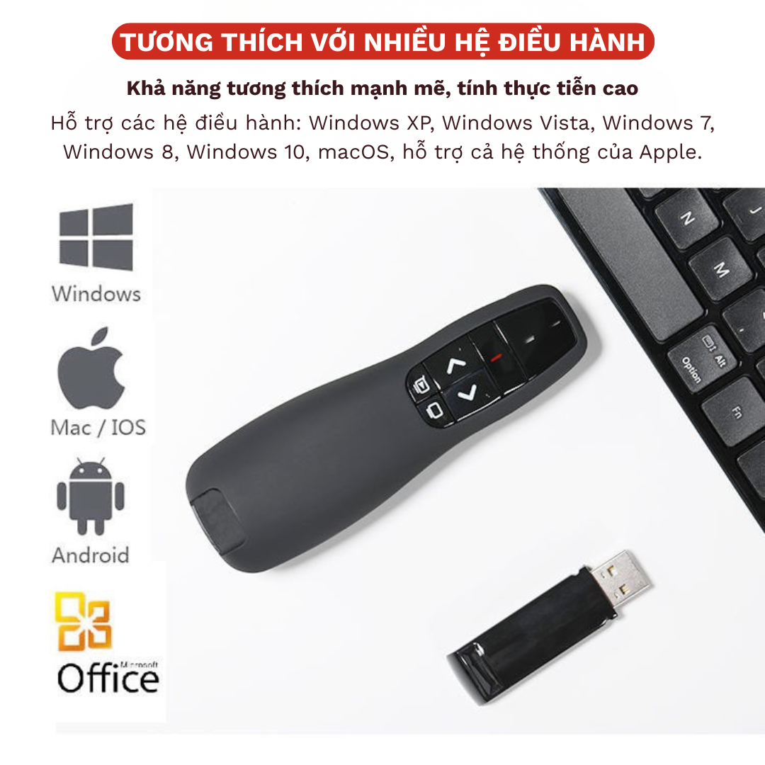 Bút Trình Chiếu Logitech R400 - Bút Thuyết Trình, Laser Đỏ, Trình Chiếu ...