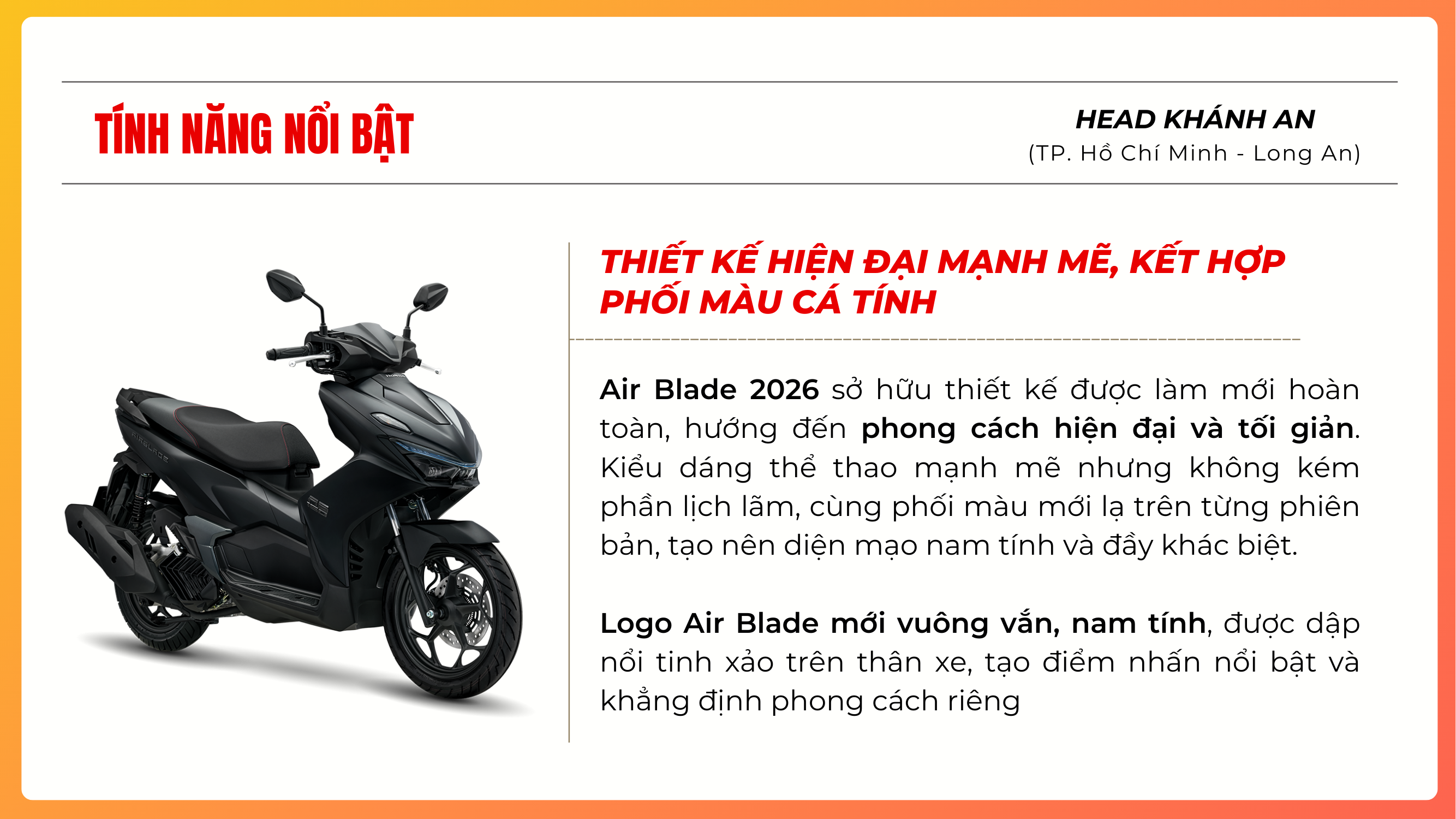 Xe máy Honda AIRBLADE 125 2026