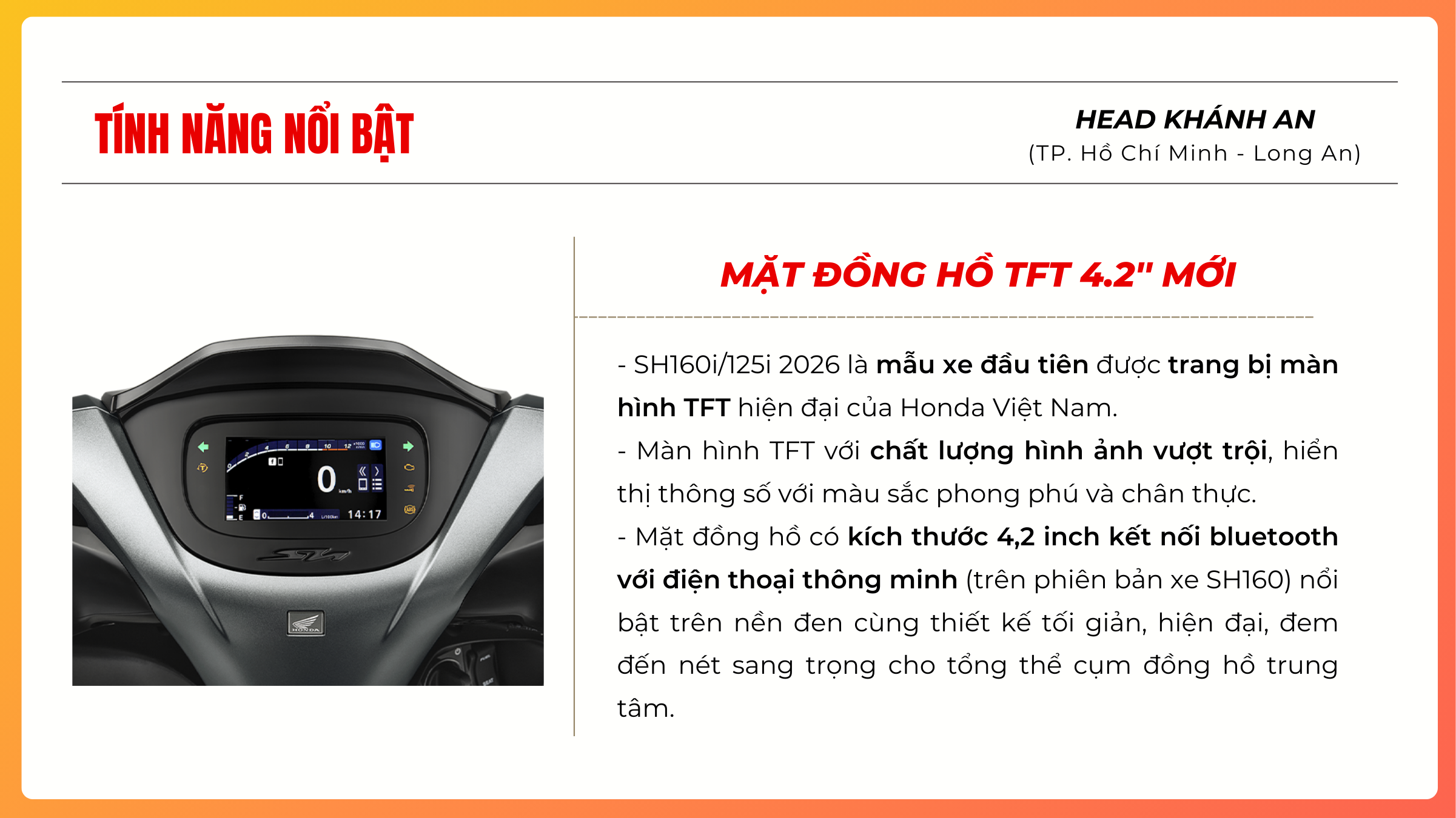 Xe máy Honda SH125i 2026 nhiều phiên bản