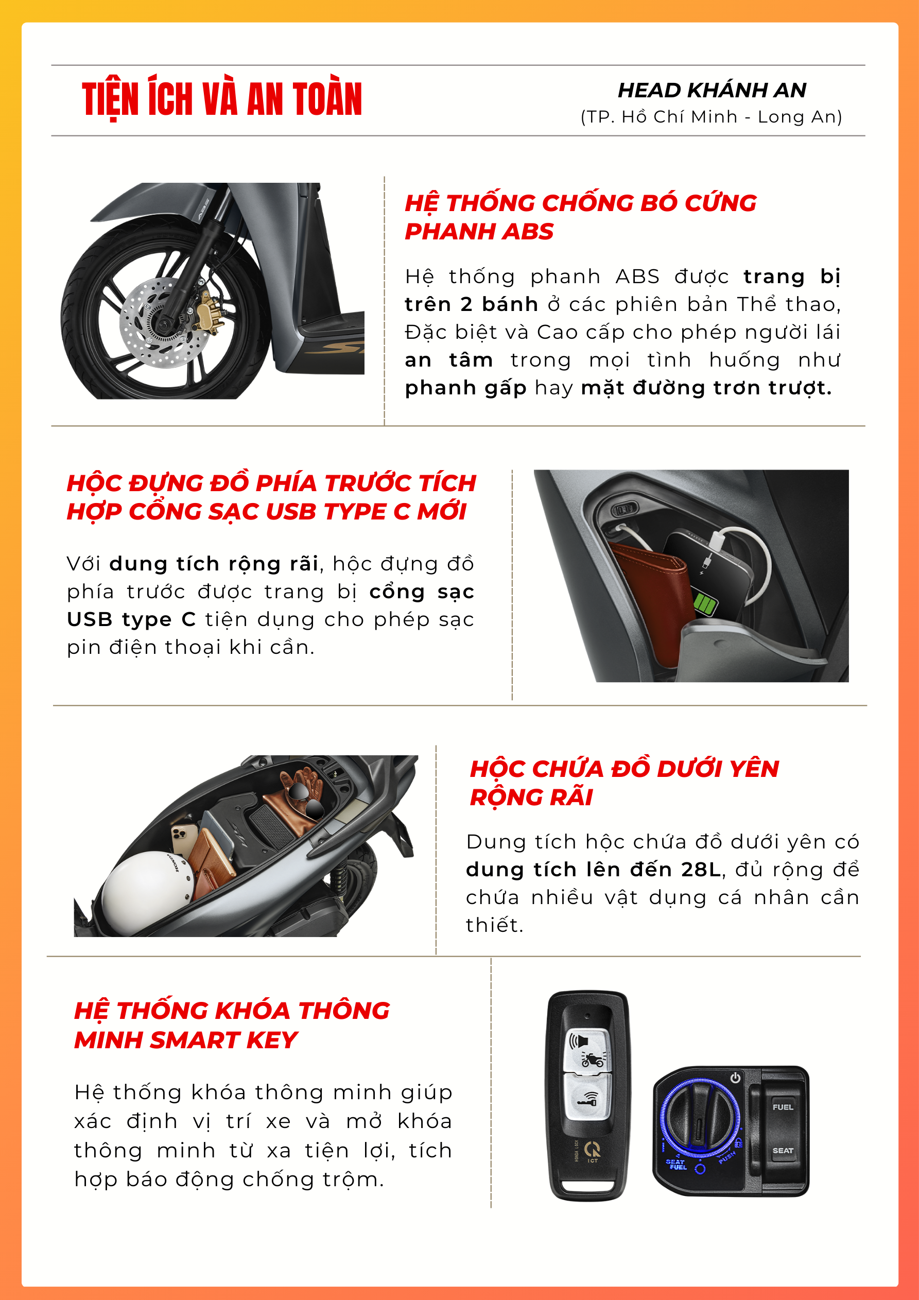 Xe máy Honda SH125i 2026 nhiều phiên bản