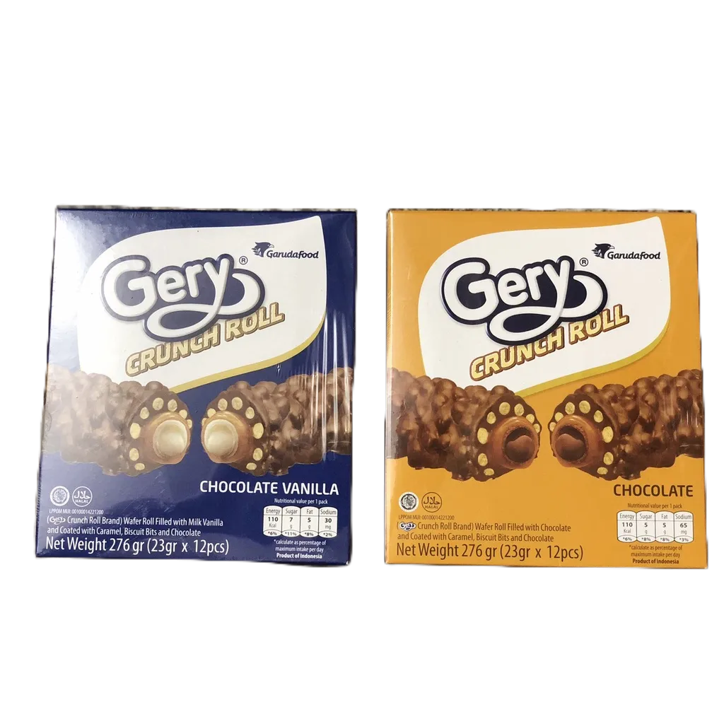 Bánh Gery Crunch Roll 276g - 12 thanh | Shopee Việt Nam