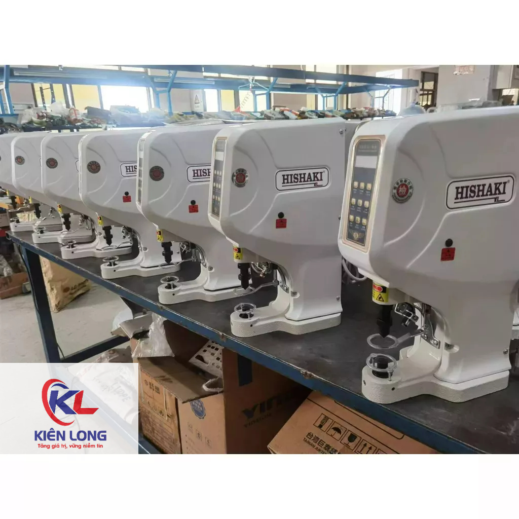 Dập Cúc Điện Tử SIPUBA 818D Có Mắt Dò Chống Dập Tay - Phụ Kiện Ngành May Chính Hãng
