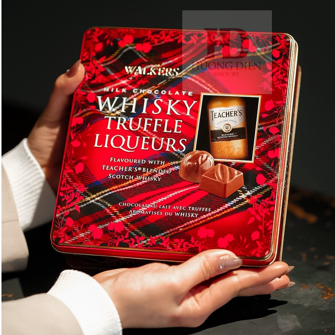 Socola Walkers Whisky Truffle Liqueurs Tin 240g Shopee Việt Nam