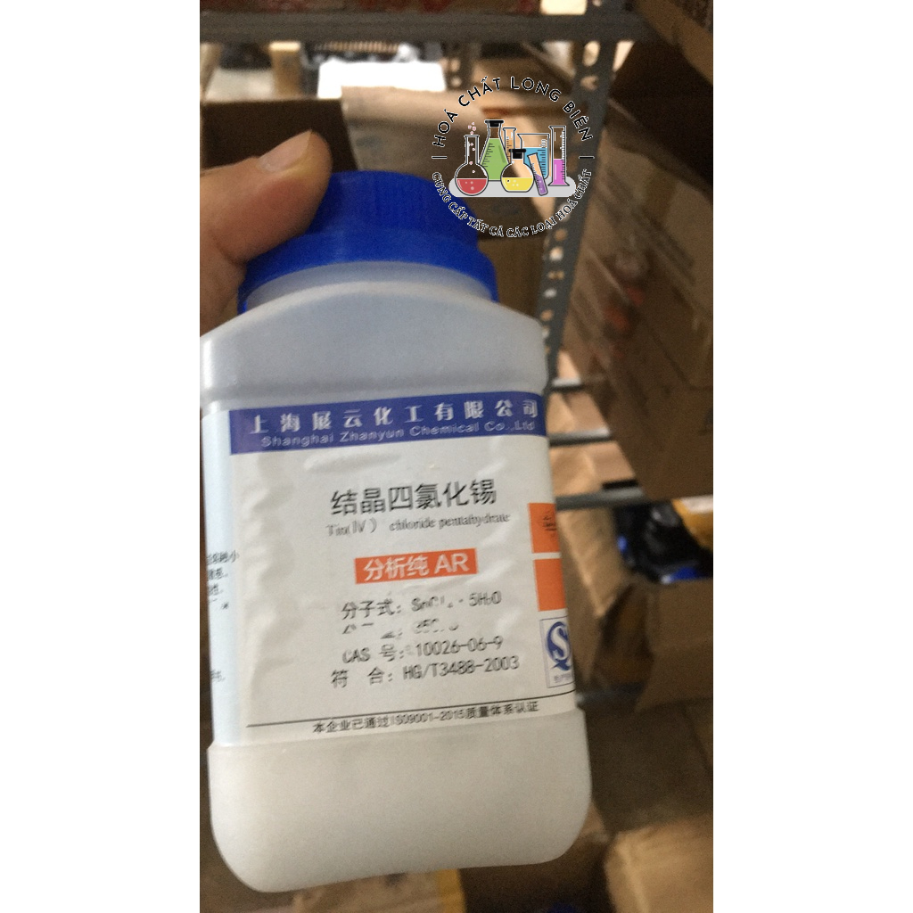 hóa chất Tin(IV) chloride pentahydrate cas10026069 (500g) Shopee
