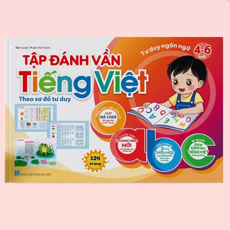 Ảnh Sách - Tập Đánh Vần Tiếng Việt - Phiên Bản Mới 4.0 Có Mã QR - Video Hướng Dẫn - Dành Cho Bé 4 - 6 Tuổi 2