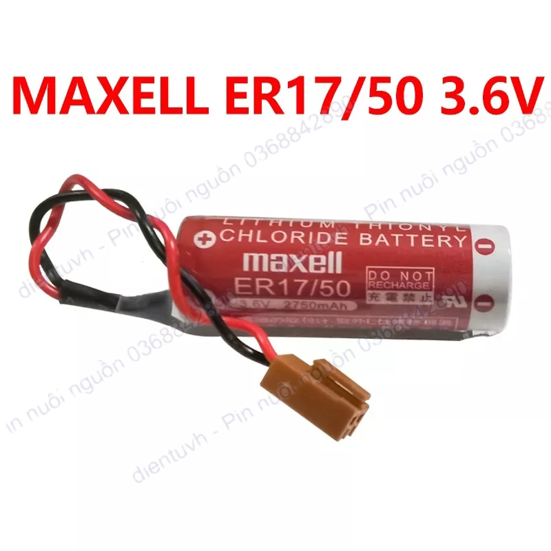 Nuôi nguồn Maxell ER17/50 3.6V Size A 2750mAh | Shopee Việt Nam