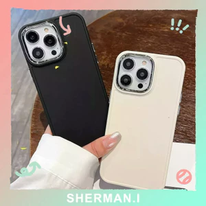 Vỏ Điện Thoại Di Động 2.0 TPU Lỗ Lớn Mạ Điện Vỏ Bảo Vệ Ống Kính Điện Thoại Cho IP 11-SN