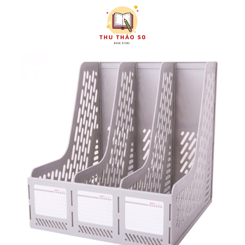 Khay FILE kệ giá rổ hồ sơ 3 ngăn Deli 9845/ Kệ rổ ráp 3 ngăn. - Văn ...