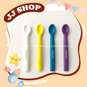 MUỖNG ĂN DẶM SILICON NOUNOURS HÀN QUỐC CHO BÉ [SẴN]
