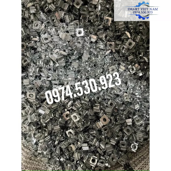 Đai ốc cài tủ rack M6,ốc tủ mạng,mạ chất lượng cao,combo 100 chiếc ...