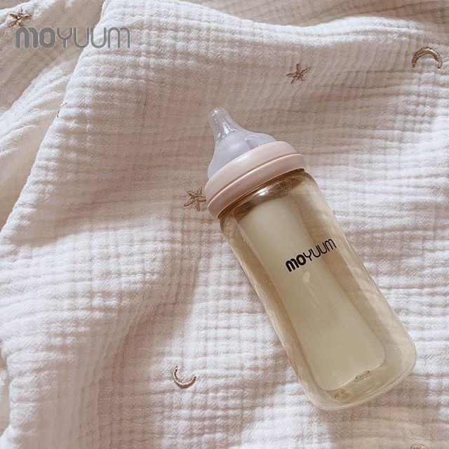 Ảnh Bình sữa MOYUUM nhựa PPSU 270ml núm ty 2-5m (1 bình) - MY-BS270 4