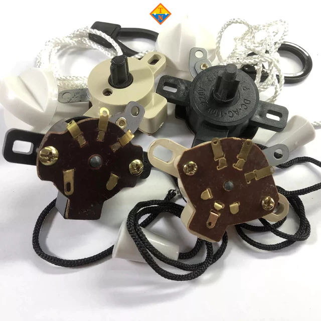 Công tắc quạt vặn số dành cho quạt treo tường 1 dây và quạt treo 2 dây giật # phụ tùng quạt