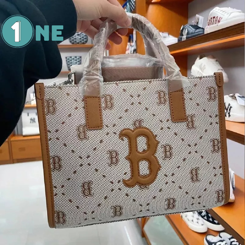 Túi Xách MLB NY Big Diamond Monogram Jacquard Small Tote Bag New