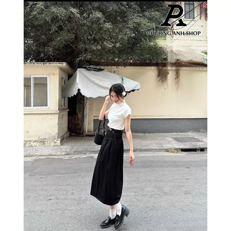 Chân Váy Dài Phong Cách Hàn Quốc Size S M.