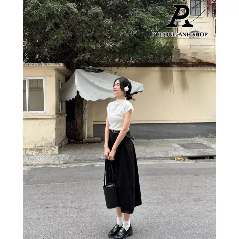 Chân Váy Dài Phong Cách Hàn Quốc Size S M.