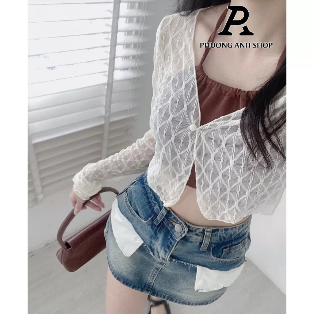 Set áo yếm kèm cdg khoác ngoài đi biển