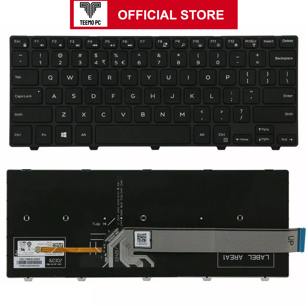 Tastiera Retroilluminata Originale Dell Per Inspiron 14 5000 – Layout Francese Canadese, HDP22