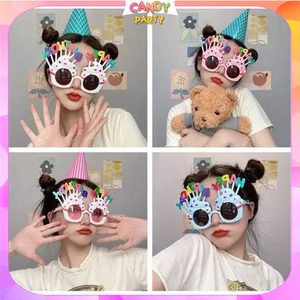Kính Sinh Nhật, Mắt Kính HAPPY BIRTHDAY Phụ Kiện Sinh Nhật Chụp Ảnh DễThương Cute Hot Trend