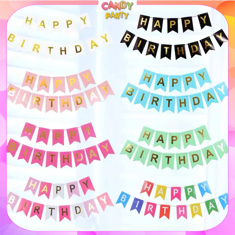 Dây Chữ HAPPY BIRTHDAY Trang Trí Sinh Nhật, Dây Treo Sinh Nhật, Dây Chữ ...