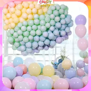 MỘT Bong Bóng Màu Bánh Macaron - Bóng Pastel Trang Trí Sinh Nhật Tiệc Tùng - Size 10 inch (khoảng 25cm) BB6