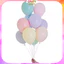 MỘT Bong Bóng Màu Bánh Macaron - Bóng Pastel Trang Trí Sinh Nhật Tiệc Tùng - Size 10 inch (khoảng 25cm) BB6