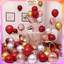 Set 50/30/10 bóng mix màu 10inch crom, chrome, sequin, kim tuyến, đỏ lồng nhũ, trang trí sinh nhật, phòng cưới BB6