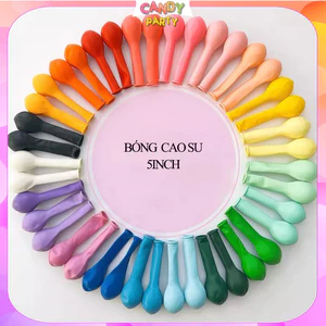 Set 200/100/50 quả bóng cao su pastel loại 5 inch (12cm) size mini trang trí sinh nhật,tiệc cưới,hội nghị BB6