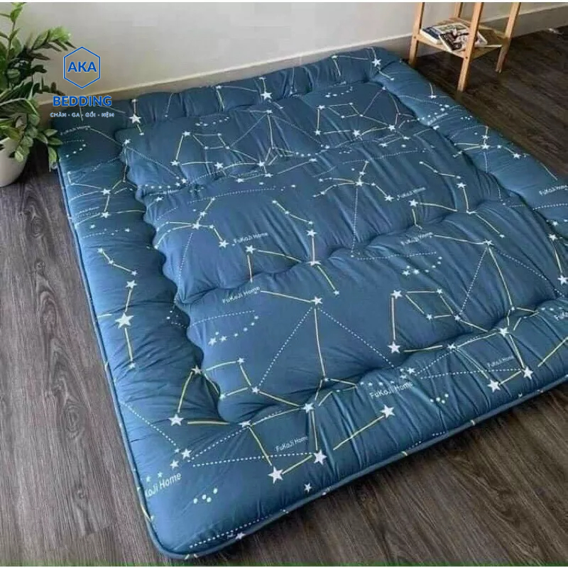 Topper nệm dùng bảo vệ đệm hoặc trải nằm thay đệm rất tiện lợi vải poly ...