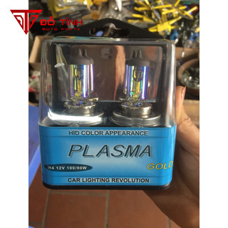 2 Bóng đèn pha ô tô H4 100w Siêu sáng. Bóng pha H4 12V-24V ánh sáng vàng ( giá 2 cái)