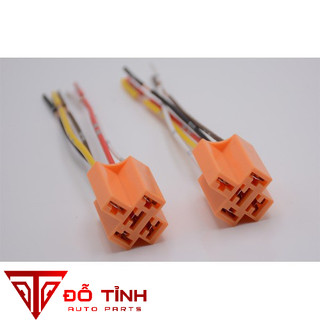 giắc cắm rơ le 4,5 chân cao cấp. Chân vuông