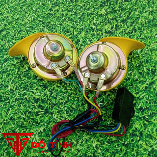 còi ngân kèn ngân ô tô, xe máy còi ô tô 12V nhiều chế độ