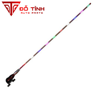 Râu ăng ten,Cần ăng ten trang trí cho xe đầu kéo,xe tải, 12V 24V nháy đuổi , kẹp vè,chống nước dài 100cm