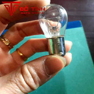 Bóng đèn xi nhan ô tô xe máy loại 1 tim và 2 tim ( 1 tóc, 2 tóc) điện xe 12v và 24v( hộp 10 bóng)