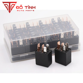 Rơ le 12v 24v 40A loại nhỏ. Rơ le 4 chân. Rơ le 5 chân hàng đẹp