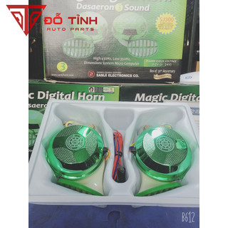 Còi ngân ô tô xe máy,còi ngân 3 tiếng SAMJI nhập khẩu Hàn Quốc. có bảo hành, 12V, 24V