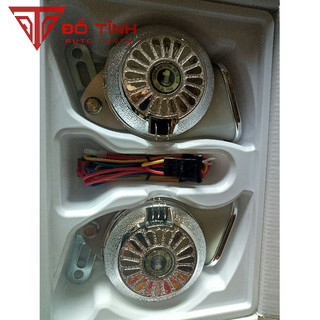 Còi ngân 3 tiếng Hàn Quốc Điện 12V, Điện 24V, còi  ngân  trắng