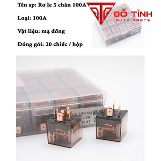Rờ le các loại 4 chân 5 chân, điện 12v và 24v công suất 80-100A