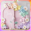 Set Bóng Bay Trang Trí Sinh Nhật Màu Pastel Hoa Cúc Đủ Đồ Tự Làm CANDY10 SK6