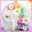 Set Bóng Bay Trang Trí Sinh Nhật Màu Pastel Hoa Cúc Đủ Đồ Tự Làm CANDY10 SK6