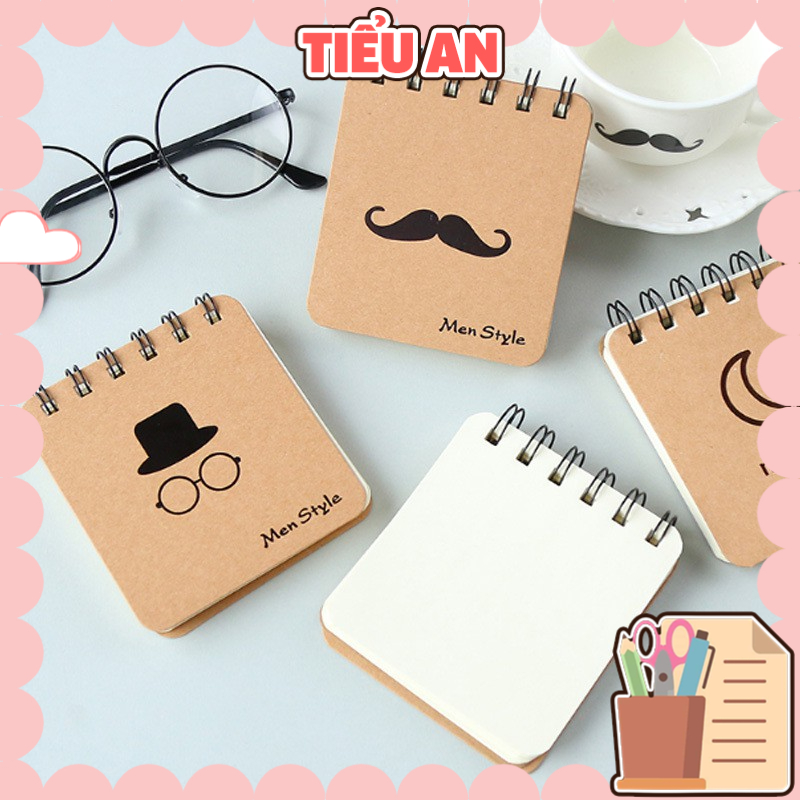 Sổ note mini lò xò (70Trang) - nhỏ gọn tiện dụng | Shopee Việt Nam