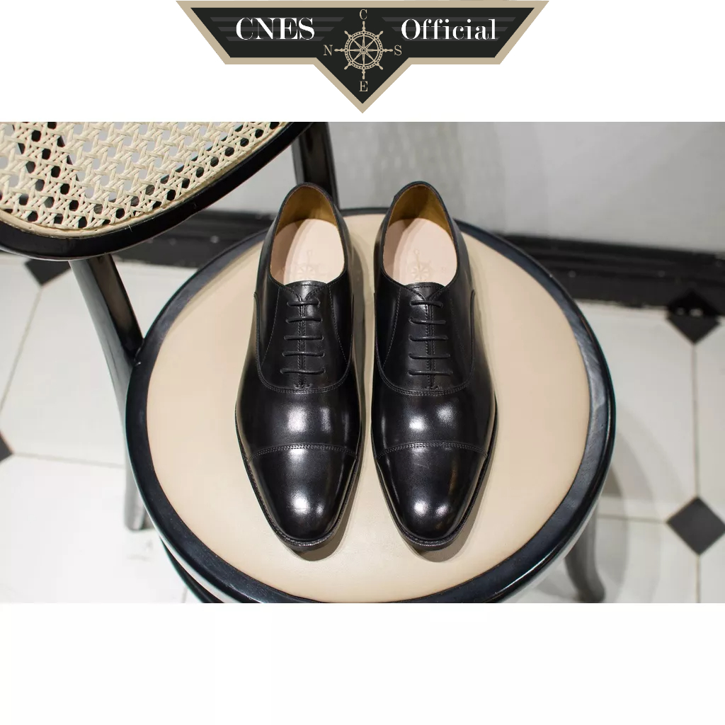 Ảnh Giày Da Nam Oxford thời trang công sở chất liệu da bê nhập khẩu cao cấp thương hiệu CNES (CNS 213 NSL) 1
