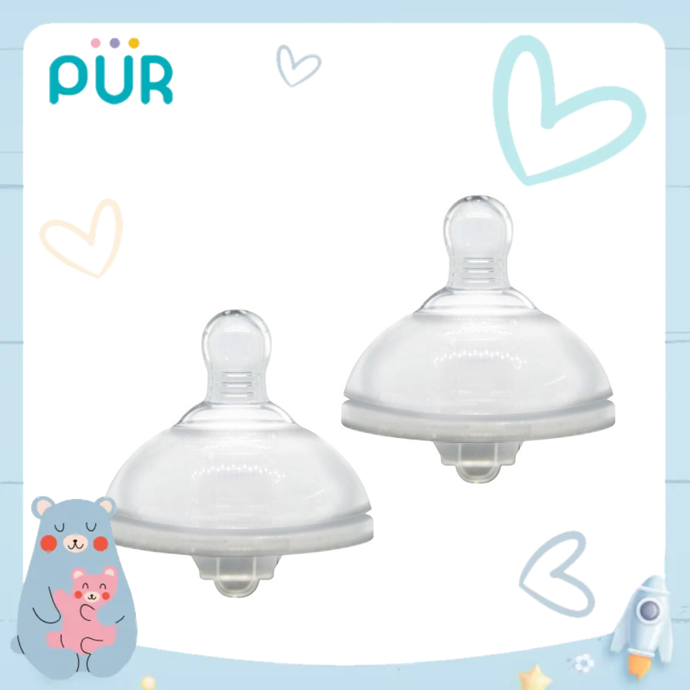 Ảnh Núm ti cho bình cổ rộng Pur Advanced Plus (vỉ và lẻ) 1