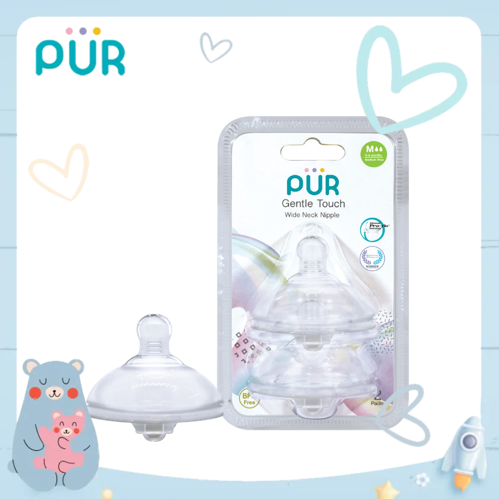 Ảnh Núm ti cho bình cổ rộng Pur Advanced Plus (vỉ và lẻ) 2