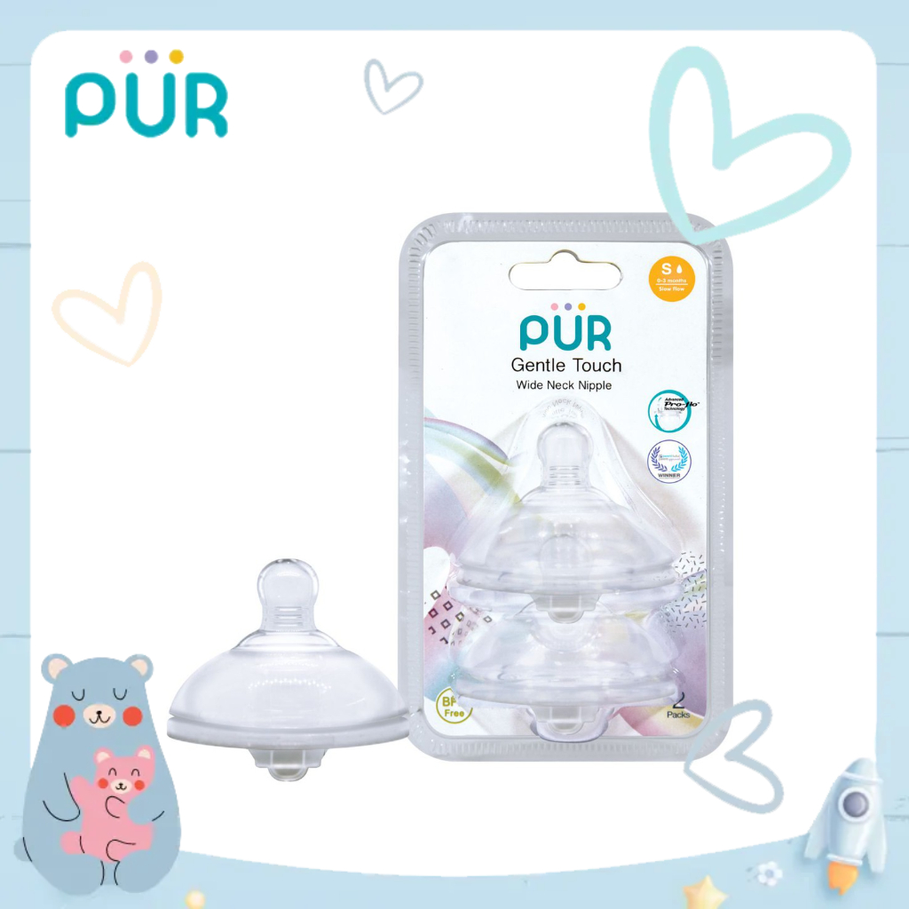 Ảnh Núm ti cho bình cổ rộng Pur Advanced Plus (vỉ và lẻ) 3