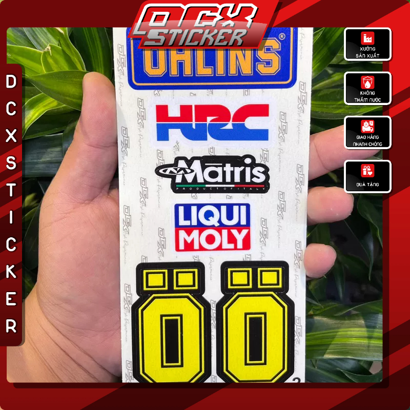 SET STICKER LOGO | Chất Liệu Decal Cao Cấp , Chống Thấm Nước , Không ...
