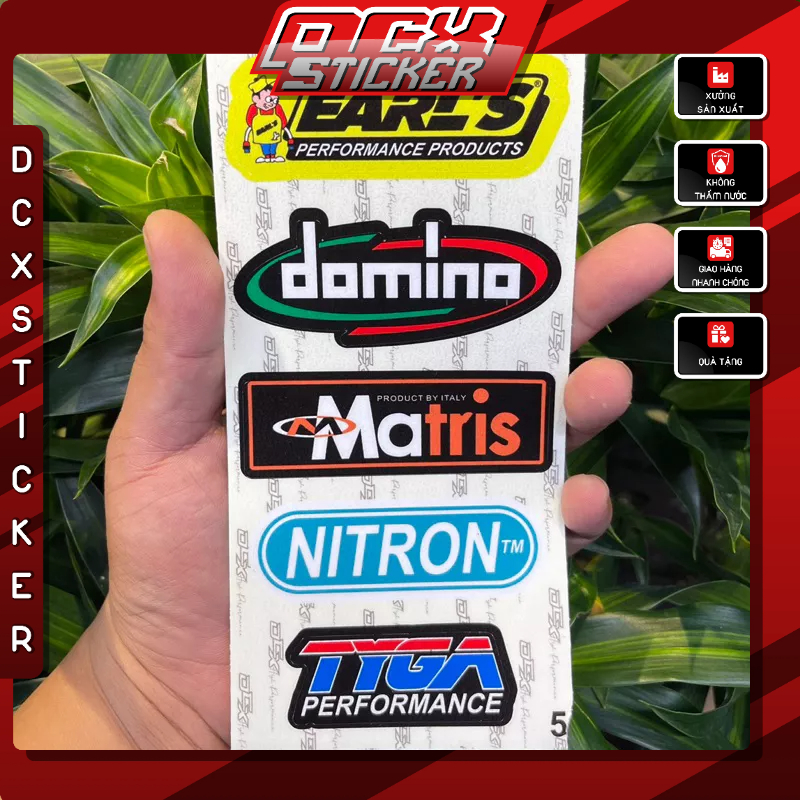 SET STICKER LOGO | Chất Liệu Decal Cao Cấp , Chống Thấm Nước , Không Phai Màu , Dán Đa Vị Trí